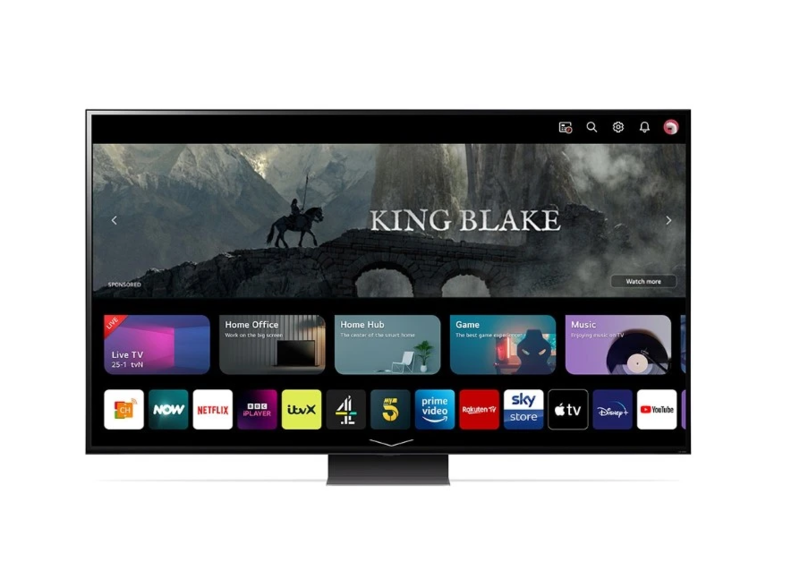 Телевизор LG 86QNED816RA черный