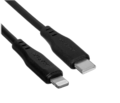 Кабель круглый Acefast Lightning 8-pin черный