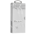 Кабель круглый Keyron Lightning -Type-C белый 1.5 м