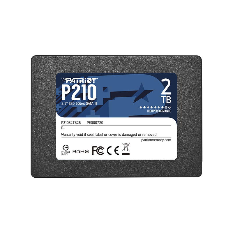 Накопитель Patriot P210 2TB 2.5 SATA