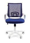 Кресло Тайпит Chairman 696 белый пластик TW-10/TW-05 синее