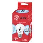 Светодиодная лампа Эра Red Line Eco LED A55-6W-827-E27