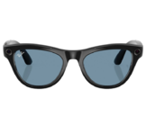 Умные очки Ray-Ban Meta Skyler RW4010 Shiny Black Clear Cerulean Blue Transitions