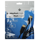 Кабель Dexp DisplayPort - DisplayPort 3 м DD030Bl1.2