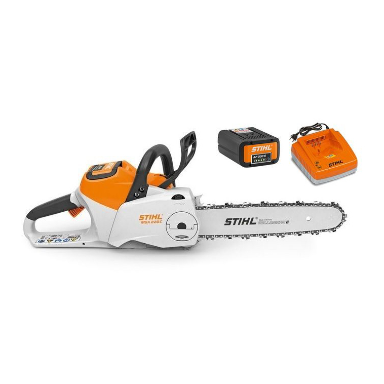 Аккумуляторная пила Stihl MSA 220.0 C-B Set шина 35 см (AP300S + AL301)