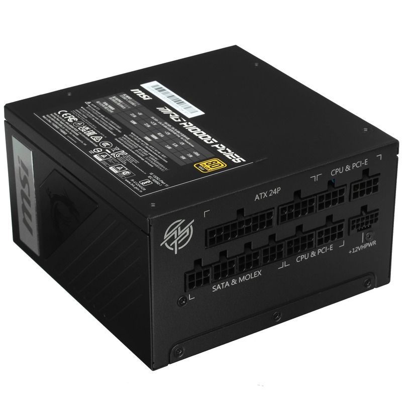 Блок питания MSI MPG A1000G PCIE5 Black