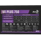 Блок питания Aerocool VX Plus 750W Black
