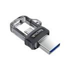 Флешка Sandisk Ultra Dual Drive m3.0 256GB USB 3.0 Black Gray