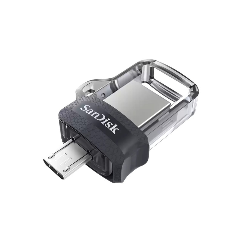 Флешка Sandisk Ultra Dual Drive m3.0 256GB USB 3.0 Black Gray
