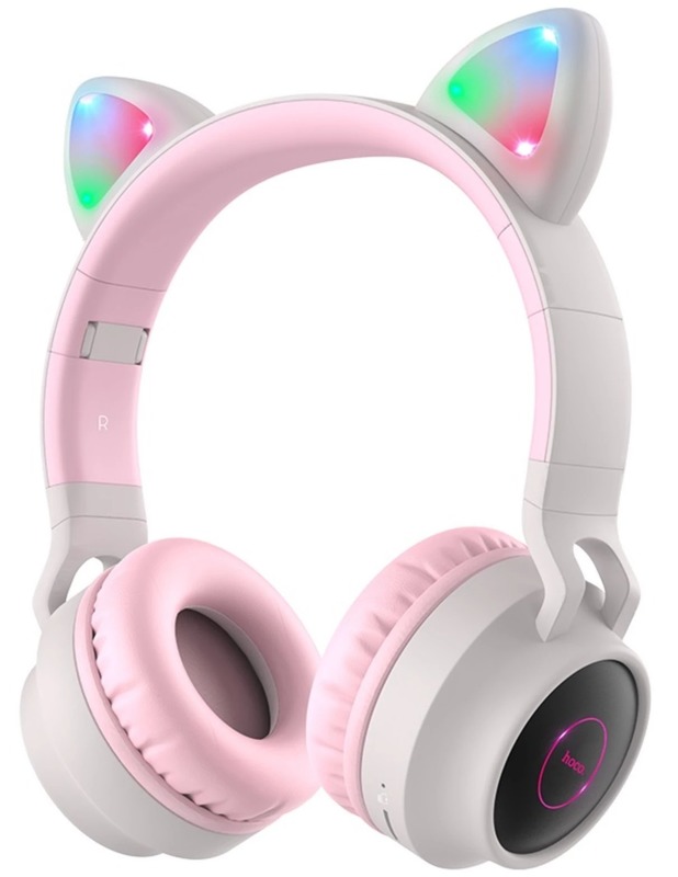 Наушники Hoco W27 Cat Ear Gray