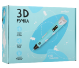 3D-ручка с пластиком Aceline RP101B голубая