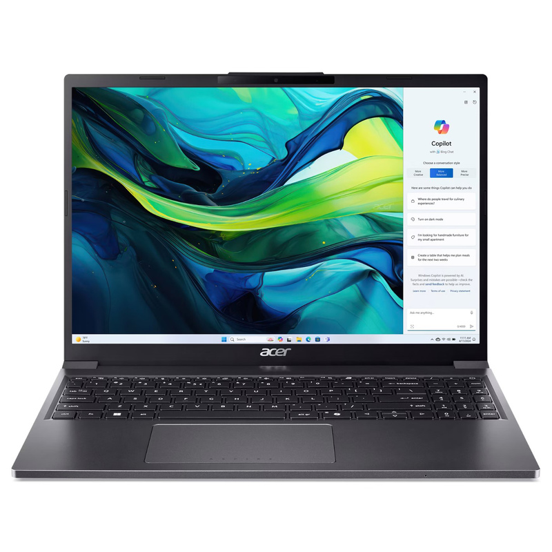 Ноутбук Acer Aspire Go AG15-51P-510U Intel Core i5-1334U 24GB DDR5 1TB SSD NVMe IPS 1920x1200 Steel Gray