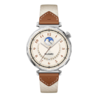 Смарт-часы Huawei Watch GT 5 41mm с бежевым плетеным ремешком
