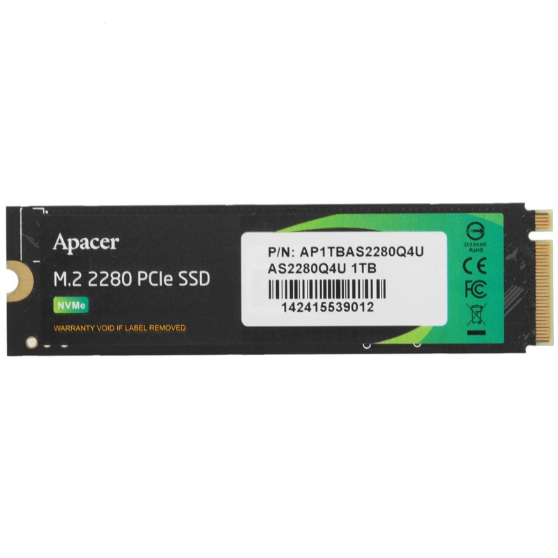 Накопитель Apacer AS2280Q4U 1TB M.2 2280