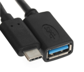 OTG-кабель USB Type-C USB Type-A Dexp черный