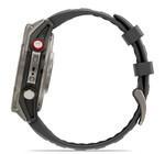 Смарт-часы Garmin Fenix 8 Pro 47mm Amoled Sapphire Titanium с графитово-черным силиконовым ремешком