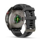 Смарт-часы Garmin Fenix 8 Pro 47mm Amoled Sapphire Titanium с графитово-черным силиконовым ремешком
