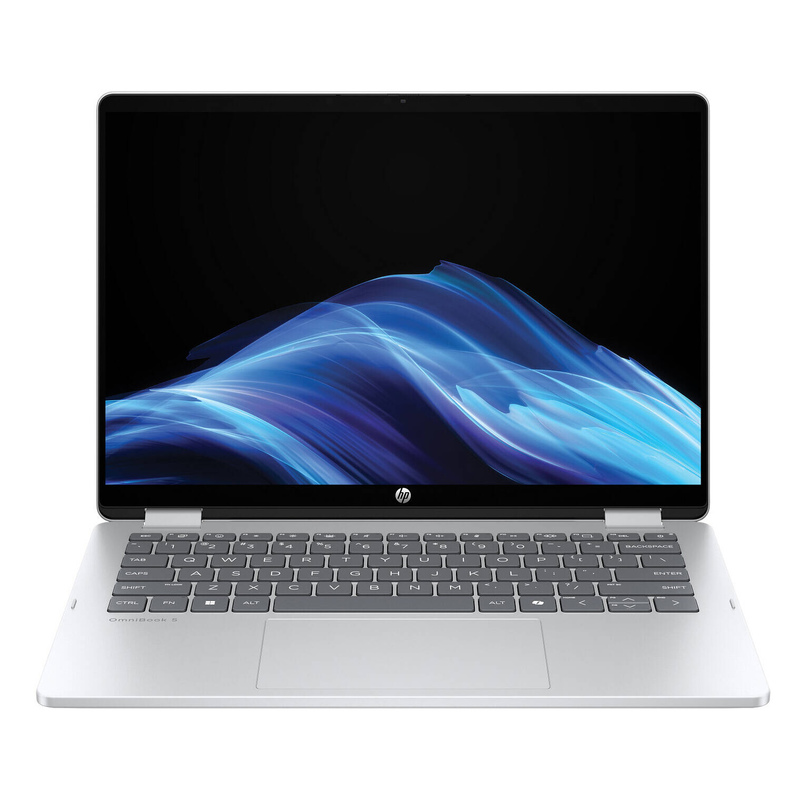 Ноутбук HP OmniBook 5 Flip 14-FP0013DX Intel Core 5 120U 8GB DDR5 1TB SSD NVMe Touch IPS 2K Glacier Silver