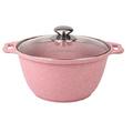 Кастрюля Kukmara Trendy Style Rose 3 л со стеклянной крышкой