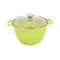 Кастрюля Kukmara Trendy Style Lime 4 л со стеклянной крышкой