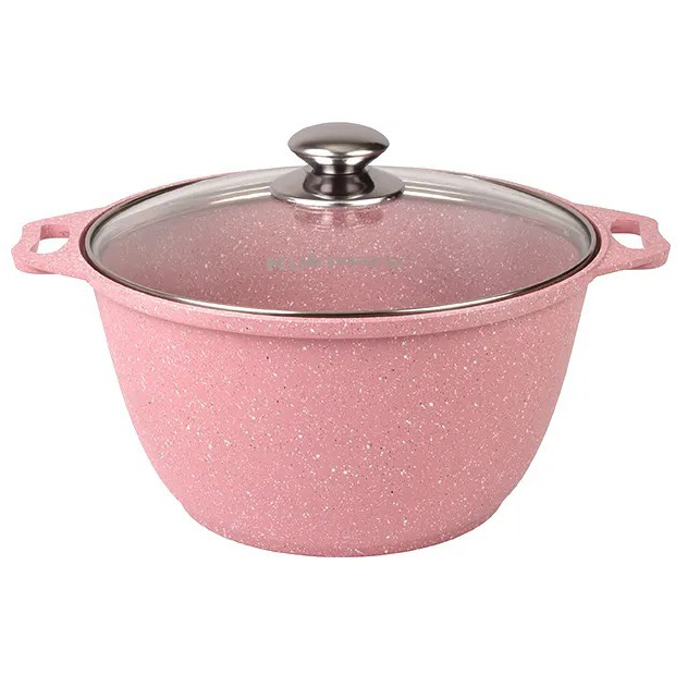 Кастрюля Kukmara Trendy Style Rose 4 л со стеклянной крышкой