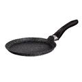Сковорода блинная Kukmara Granit Black 22 см с антипригарным покрытием с ручкой