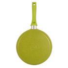 Сковорода блинная Kukmara Trendy Style Lime 24 см с антипригарным покрытием с ручкой