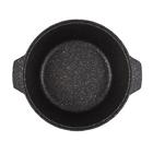 Кастрюля-жаровня Kukmara Granit Ultra Original 4 л с антипригарным покрытием + стеклянная крышка