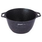 Кастрюля Kukmara Granit Ultra Blue 2 л с антипригарным покрытием + стеклянная крышка