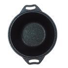 Кастрюля Kukmara Granit Ultra Blue 3 л с антипригарным покрытием + стеклянная крышка