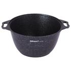 Кастрюля Kukmara Granit Ultra Blue 4 л с антипригарным покрытием + стеклянная крышка