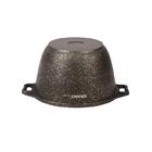 Кастрюля Kukmara Granit Ultra Black Gold 4 л с антипригарным покрытием + стеклянная крышка
