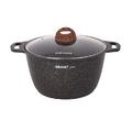 Кастрюля Kukmara Granit Ultra Original 6 л с антипригарным покрытием + стеклянная крышка