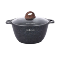 Кастрюля Kukmara Granit Ultra Induction Blue 3 л с антипригарным покрытием + стеклянная крышка