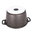 Кастрюля Kukmara Granit Ultra Original 10 л с антипригарным покрытием + стеклянная крышка