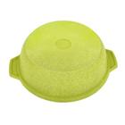 Кастрюля-жаровня Kukmara Trendy Style Lime 3 л с антипригарным покрытием + стеклянная крышка