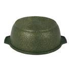 Кастрюля-жаровня Kukmara Trendy Style Malachite 3 л с антипригарным покрытием + стеклянная крышка