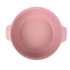 Кастрюля-жаровня Kukmara Trendy Style Rose 3 л с антипригарным покрытием + стеклянная крышка