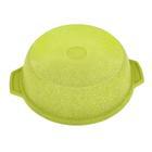 Кастрюля-жаровня Kukmara Trendy Style Lime 4 л с антипригарным покрытием + стеклянная крышка