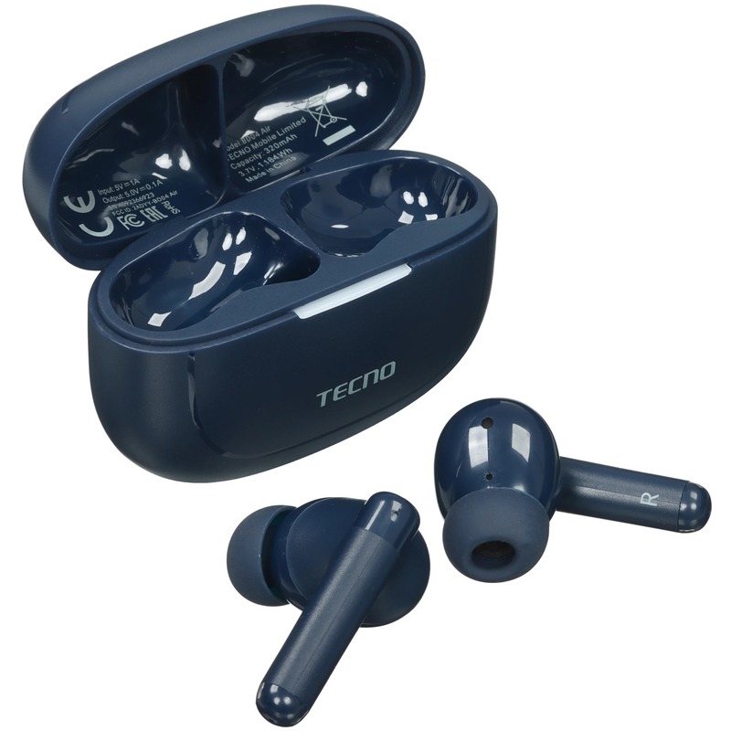 Наушники Tecno Buds 4 Air Midnight Blue
