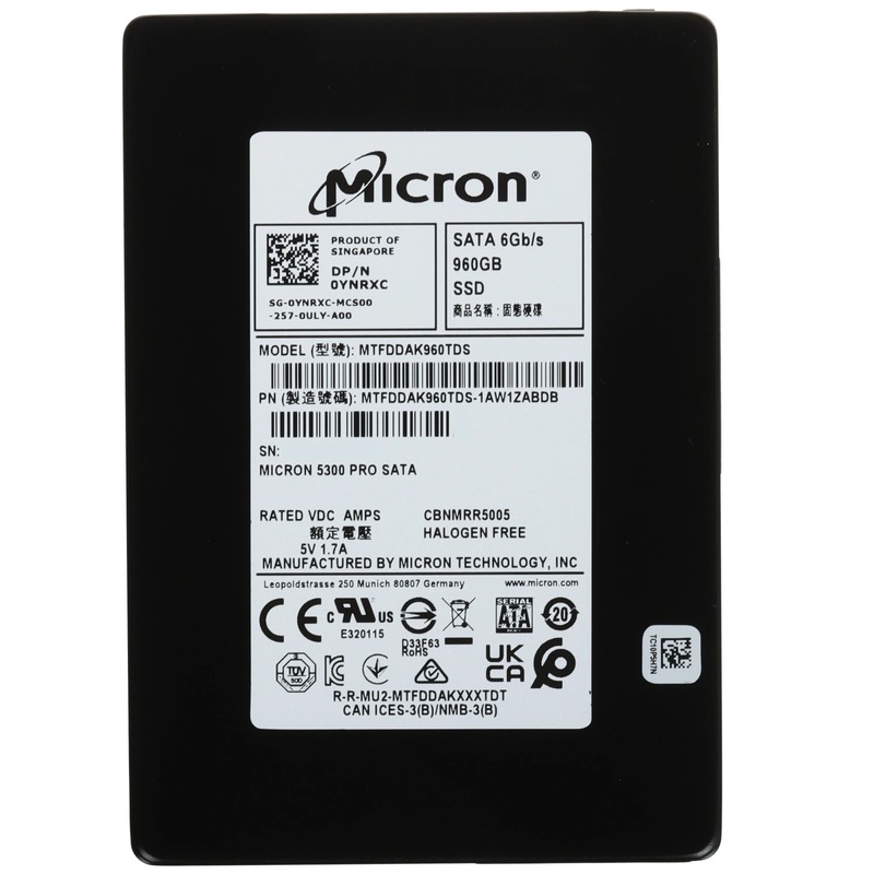 Накопитель Micron 5300 Pro 960GB 2.5 SATA