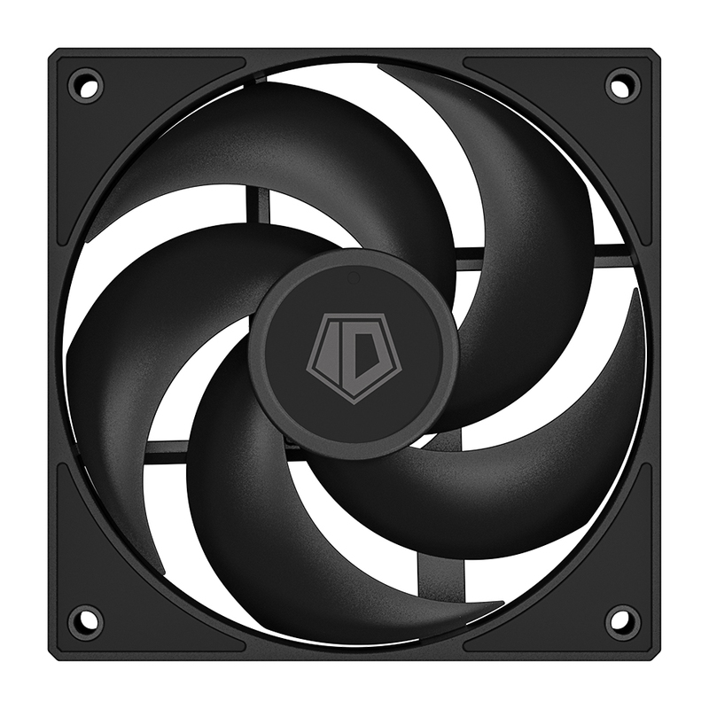 Корпусный вентилятор ID-Cooling AS-120-K Black