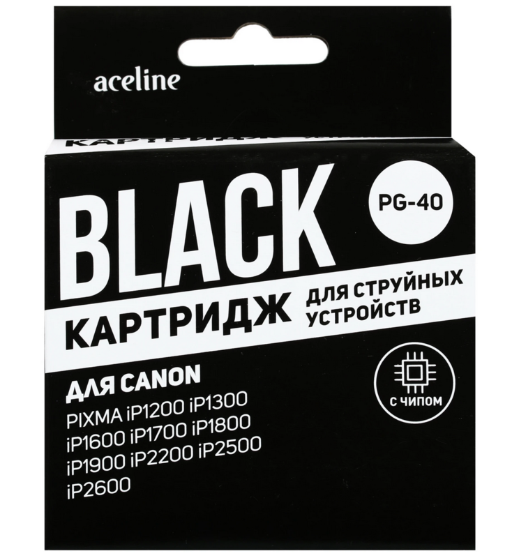 Картридж Aceline NC-PG40BK черный