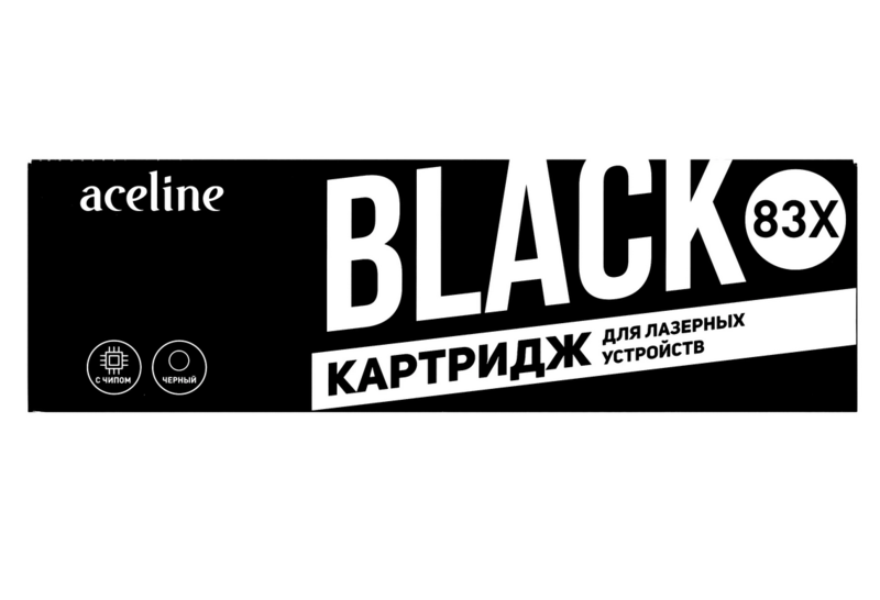 Картридж лазерный Aceline NS-CF283X черный с чипом