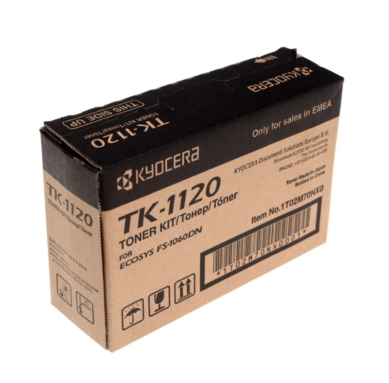 Картридж лазерный Kyocera TK-1120 черный с чипом