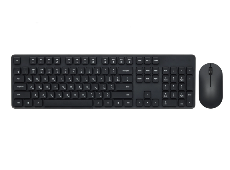 Клавиатура+мышь беспроводная Xiaomi Wireless keyboard and Mouse COMBO 2 черный
