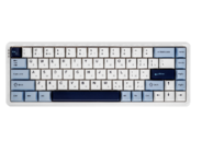 Клавиатура Ajazz AK680MAX белый голубым