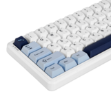 Клавиатура Ajazz AK680MAX белый голубым