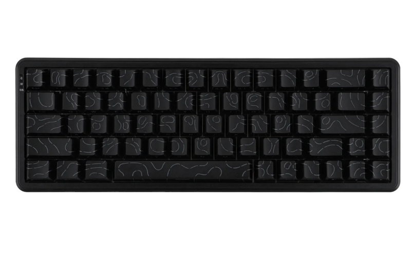 Клавиатура Ajazz AK680MAX черный с узорами
