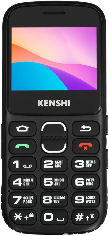 Сотовый телефон Kenshi Senior 231 Black